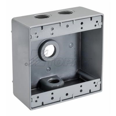 Southwire 4 Hole Double Gang Weatherproof Box | Wayfair